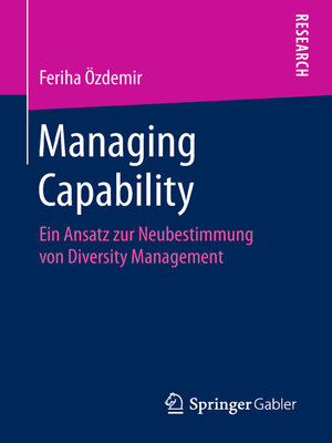 cover image of Managing Capability